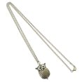 thumbnail image 4 of Vintage Retro Bronze Quartz Pocket Watch Pendant Chain Necklace Watches (Owl), 4 of 8