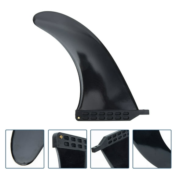 SWETRACE 1Set Replacement Fin for Inflatable Paddle Board Black Rubber Tail Fin 12.6x6.3in