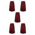 thumbnail image 3 of Qarigey midi favorecedora en : plisada de diseño elegante y sexy negra Faldas Diseño favorecedor Claret L Type2 NO2, 3 of 6