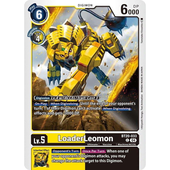 Digimon Release Special Booster 2.5 Common LoaderLeomon BT20-033
