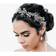 thumbnail image 4 of Diadema Xtellar Boda De Plata Para Novia, Accesorios Para El Cabello Color Plateado, 4 of 4