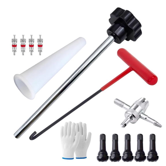 Tire Valves Stem Tool set Strong Strength Tire Repair Ideal for Home Garage Or Emergencies Roadside Repairs