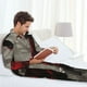 thumbnail image 3 of Balery Dark Red Hooded Girl Pijama para Hombre de Dos Piezas con Manga Larga, Conjunto de Dormir y Descanso Suave con Bolsillos-Medium, 3 of 4