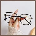 thumbnail image 1 of New Anti Blue Light Eyeglass Frame Fashionable Large Box Large Face Slimming Effect Street Photo Flat Light Mirror For Women 3, 1 of 5
