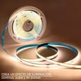 thumbnail image 3 of Tira LED COB Flexible Adir 11208 Luz Cálida 3000K - 5 Metros 12V Recortable - Iluminación Continua Sin Puntos (Efecto Neón), 3 of 10