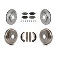 thumbnail image 1 of Transit Auto - Front Rear Disc Brake Rotors Ceramic Pads And Drum Kit For 2016-2021 Chevrolet Spark K8C-102547, 1 of 2