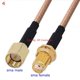 thumbnail image 3 of Kit de conector RG316 SMA a SMA macho hembra, conector RPSMA macho hembra a SMA, para cable de extensión de puente de coleta RG-316 de baja pérdida, 3 of 5