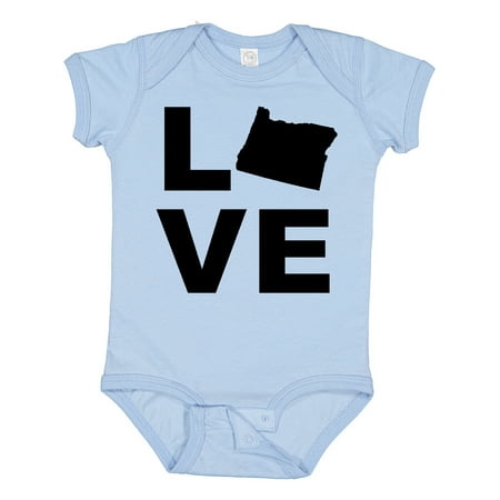 

Inktastic Love Oregon Gift Baby Boy or Baby Girl Bodysuit