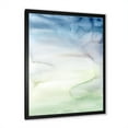 thumbnail image 2 of Designart 'Pastel Abstract With Green Dark Blue and White Spots' Modern Framed Art Print, 2 of 4