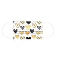 thumbnail image 2 of Dsscvnef 50PCS Adult's Mask Love Happy Valentine's Day Disposable Face Mask 3Ply Ear Loop, 2 of 9