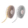 thumbnail image 1 of Cinta decorativa AUEAR Silver Gold Star 15 mm 30 m, 1 of 9