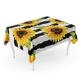 thumbnail image 1 of LADDKE Colorful Beautiful Sunflowers on Abstract Collection Floral Vintage Tablecloth Table Desk Cover Home Party Decor 52x70 inch, 1 of 1