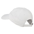 thumbnail image 3 of West Virginia State Map Embroidered Washed Cotton Cap - White OSFM, 3 of 5