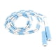 thumbnail image 4 of Corde à sauter segmentée, réglable, démêlée, en plastique PP flexible, pour enfants, bleue, 4 of 4