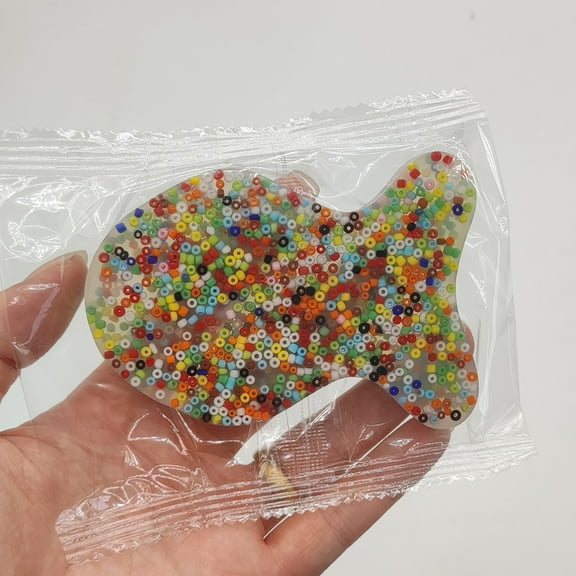 2 Pack Fish Shape Picky Pad,Skin Picking Fidget Toys, Picking Pad Fidget Toys for Trichotillomania Skin Pickers Dermatillomania ADHD OCD Adults