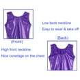 thumbnail image 4 of Leotard for Girls Gymnastics Size 1t 2t Shiny Purple Bronzing Sleeveless Unitards, 4 of 7