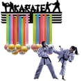 thumbnail image 7 of Karate Medal Hanger Display Sports Medal Holder Over 60+ Medals Award Iron Holder Rack Frame Wall Mounted Hanging, 7 of 7