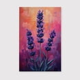thumbnail image 2 of Lavender Flower Canvas Wall Art 8x12 inches - French Rustic Vintage Lavender Flower Watercolor Canvas Print for Cozy Bedroom, 2 of 5