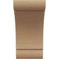 thumbnail image 2 of 7"W x 7"D x 14"H Wide Olympic Rough Cedar Woodgrain TimberThane Corbel, Primed Tan, 2 of 6
