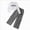 Grey, variant on Baby Girl Boy Fall Outfit Long Sleeve Letter Pullover Sweatshirt Pants Infant Boys Fall Winter Clothes Set(Black,10-11 Years)