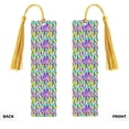 thumbnail image 2 of Kdxio Graffiti Pineapples Print Metal Tassel Bookmarks,Perfect Gift for Art Lovers and Bookworms Metal Bookmarks for Women, 2 of 8