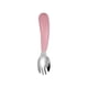 thumbnail image 1 of Injueey Vajilla para niños, cuchara, tenedor, cuchara de alimentación, cuenco, sin óxido, antideslizante, juego de cubiertos gruesos, Mostrada Rosa Tenedor, 1 of 4