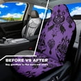 thumbnail image 4 of Uorisanigo Halloween Car Seat Covers Universal Front Car Seats Waterproof Anti-Slip Haunted House Back Fabric Removable Automotive Accessories Suitable for Cars, SUV and Trucks, 4 of 7