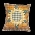 thumbnail image 3 of Cotton Pillow Yellow Multi Sunflower 16" Square | Renovator's Supply, 3 of 3