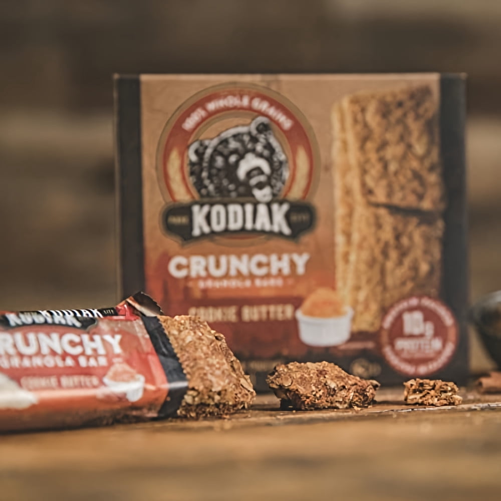 Kodiak Cakes Cookie Butter Crunchy Granola Bars (Pack of 5)