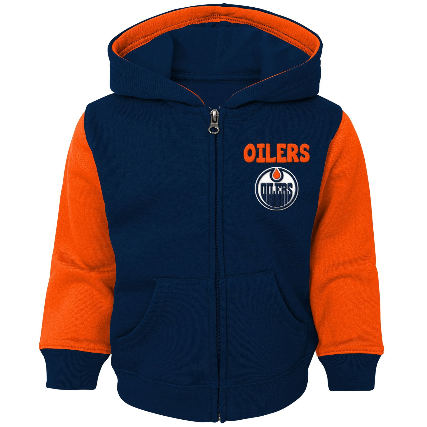 Outerstuff Infant Edmonton Oilers Stadium FullZip Fleece Hoodie