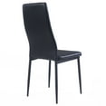 thumbnail image 3 of Patiojoy 5 PCS Kitchen Dining Table Set Breakfast Furniture w/ Glass Top  Padded Chair, 3 of 10