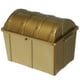 thumbnail image 2 of FELTECHELECTR Cofre del tesoro pirata pequeño, portátil, mini caja de almacenamiento de joyas pirata, cofre del tesoro de plástico, 2 of 4