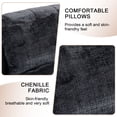 thumbnail image 6 of Villeston High-Back Bean Bag Sofa for Adults and Children, Indoor/Outdoor, Soft Casual,Black, 6 of 6