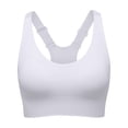 thumbnail image 1 of Brasieres de Mujer Sujetador Deportivo de Talla Grande para Mujer, con Tirantes Ajustables En La Parte Delantera, sin Aros, para Entrenamiento, Yoga, Running y Atletismo. Grande, 1 of 4