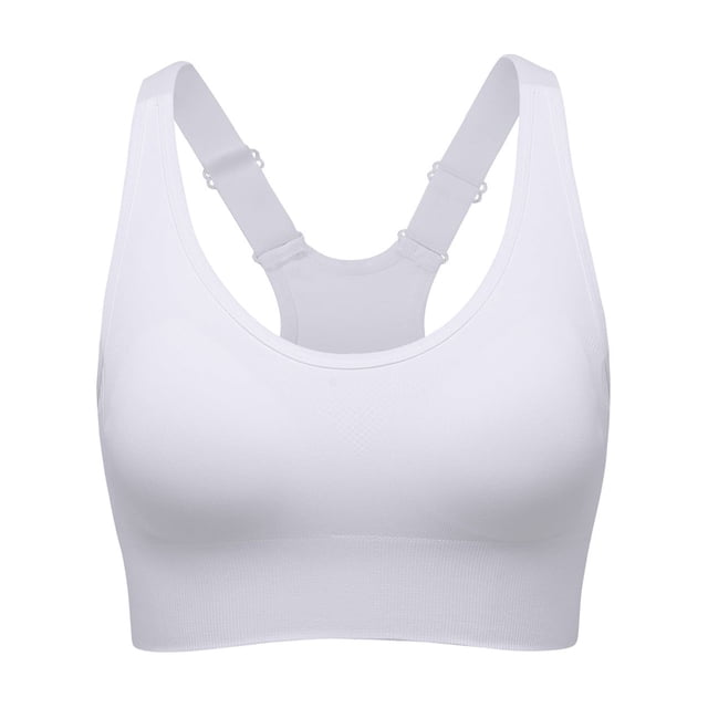 Brasieres de Mujer Sujetador Deportivo de Talla Grande para Mujer, con Tirantes Ajustables En La Parte Delantera, sin Aros, para Entrenamiento, Yoga, Running y Atletismo. Grande