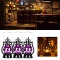 thumbnail image 3 of Lámpara de 3 piezas de luces de decoración retro linterna LED sin llama con pilas lindo y exquisito adorno de luz decorativa juego de regalo para boda fiesta porche, 3 of 8