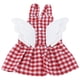 thumbnail image 4 of Ropa para mascotas ANGGREK Falda de cachorro Tartán Con Alas pequeñas, 4 of 8