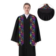 thumbnail image 4 of Haiem Bright Universe Pattern Graduation Stole 2024 | Premium Satin Sash for Graduation Ceremony, 4 of 7