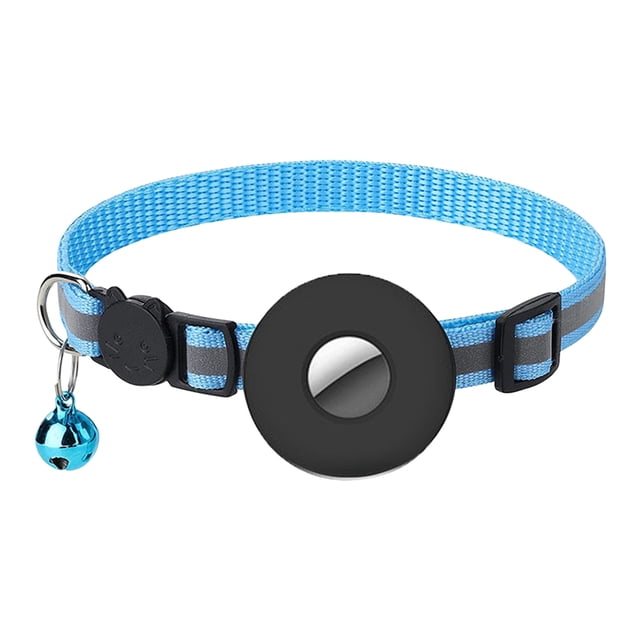 JShteea Fashion Gps Tracker Nylon Cat Tracker para Accesorios para Al Aire Libre (azul)