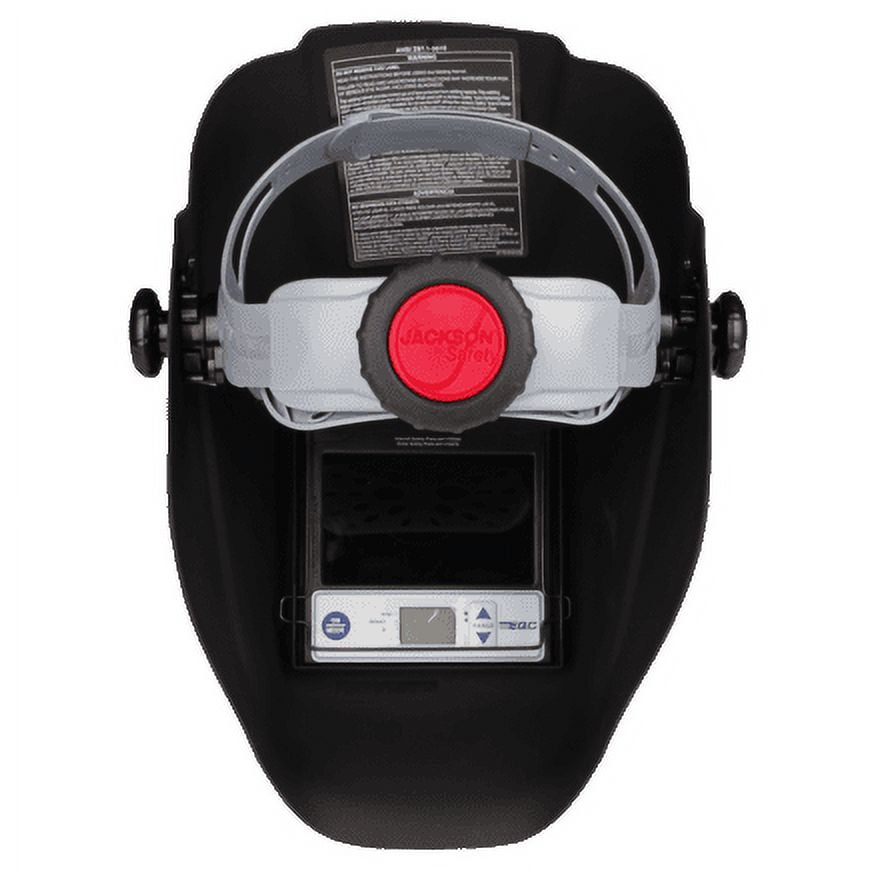 Jackson Safety Welding Helmet - Auto Darkening - Nylon - 3.80" x 2.35" Viewing Area -  Shade 4/9-13 NexGen&reg; Variable ADF 1/1/1/1 - 370 Speed Dial Headgear - Heavy Metal Graphics - HLX 100 Series