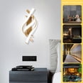 thumbnail image 3 of JShteea Nocturna Moderna para Pared Interior 3000K 1280LM (luz Blanca Dorada), 3 of 9