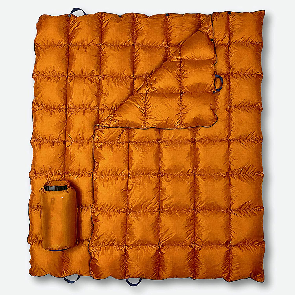 Down Camping Blanket Outdoor Travel Blanket Sustainable Insulated