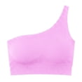 thumbnail image 5 of CUSTG Women Camis Sleeveless Solid Color One Shoulder Back Yoga Bra For Outdoor Sports Running And Fitness Tank Tops Fashionable Female Summer Shirts, 5 of 6