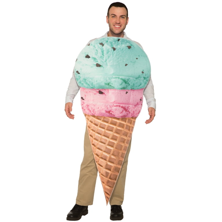 ice cream fancy dress Adult Ice Cream Cone Costume