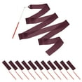 thumbnail image 1 of Cintas de Danza Uxcell, Streamers de Danza de Gimnasia con Varita Antideslizante Bandera de Danza Burdeos, 1 of 7