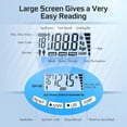 thumbnail image 2 of Hand Dynamometer Grip Fitness Wrist Hand Dynamometer Grip Meter Electronic Measurement 265 Lbs Hand Strength,1 * Hand Dynamometer (without battery),Blue, 2 of 8
