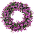 thumbnail image 6 of VVYXX 11.8FT 2Pack Artificial Flower for Decoration, Fake Floral Artificial Rose Vines ,PURPLE, 6 of 9
