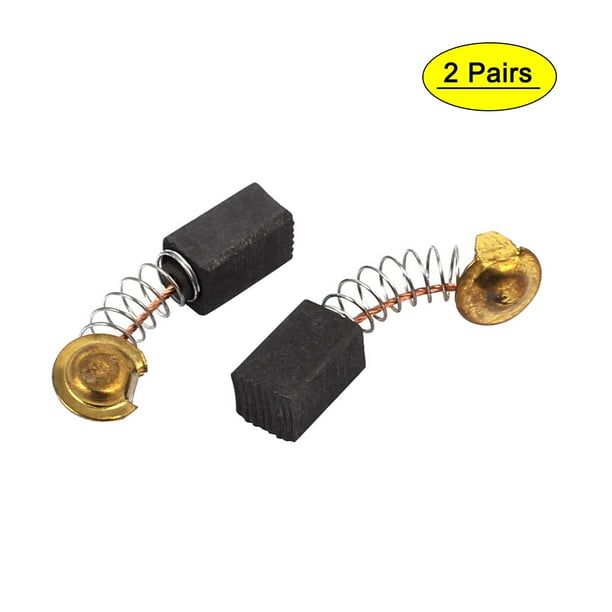 2 Pairs 6.5x7.5x12mm Carbon Brushes Power Tool for Electric Hammer Drill Motor