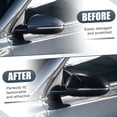 thumbnail image 2 of Unique Bargains Pair Rear View Driver Passenger Side Mirror Cover Cap Overlay Gloss Black for Kia Forte Cerato K3 19-24, 2 of 7