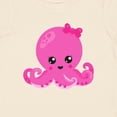 thumbnail image 4 of Inktastic Cute Octopus, Little Octopus, Baby Octopus, Hearts Girls Baby T-Shirt, 4 of 5